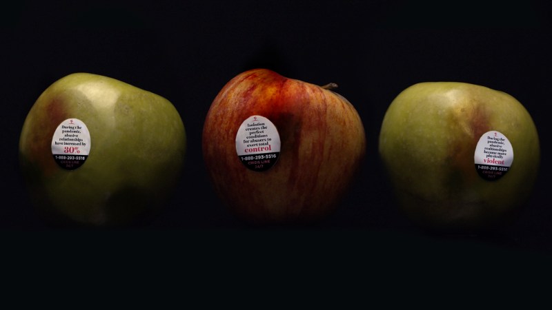 Thumbnail for The Innovative Activation That Uses Bad Apples To Protect Victims of Abuse